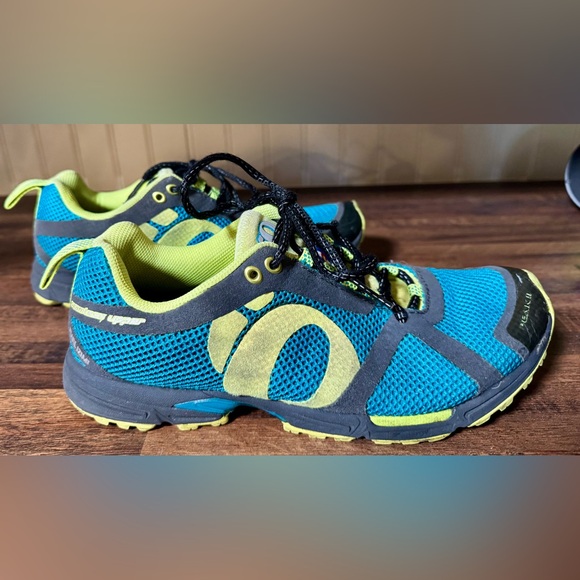 Pearl Izumi Peak II Womens Size 9.5 Blue Trail Race Sneakers Performance Lace - Picture 8 of 14